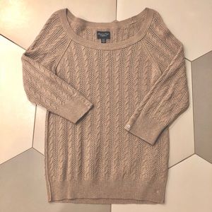 American Eagle 3/4 sleeve knit top!🌻🌾☀️